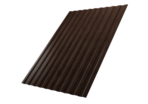 Профнастил С8A v01 0,4 Print Premium Antique Wood TwinColor