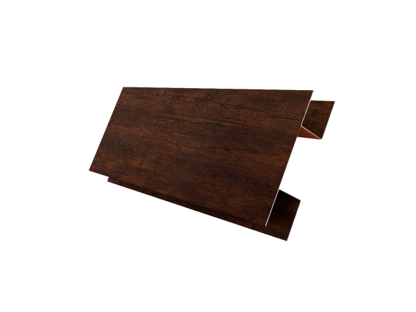 Планка H-образная Экобрус 0,45 Print Premium с пленкой Cherry Wood Dark FTC (3м)
