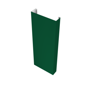 Полустолб для С8,С10 0,5 Satin Matt TX с пленкой RAL 6005 зеленый мох (L3,0)