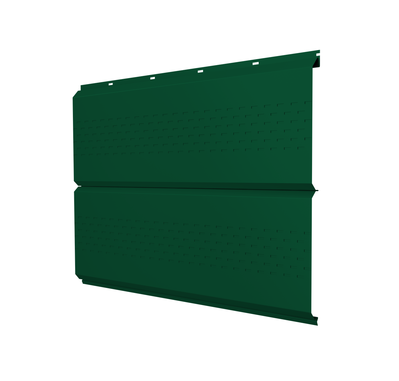 Софит ЭкоБрус new c перфорацией 0,45 Drap ST RAL 6005 зеленый мох