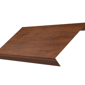 Ламель обратная 150 забора жалюзи Texas 0,45 Print Premium с пленкой Golden Wood Fresh TwinColor