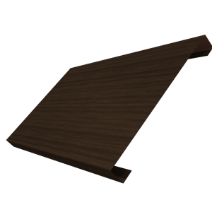 Ламель лицевая 200 забора жалюзи Texas 0,45 Print Elite с пленкой Coffee Wood TwinColor