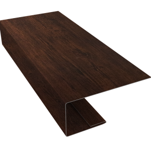 J-Профиль 18мм 0,45 Print-Double Premium Cherry Wood Dark F (3м)