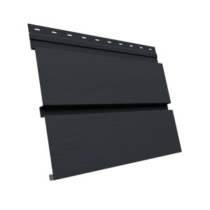 Квадро брус 3D 0,5 Satin Matt с пленкой RAL 7024 мокрый асфальт
