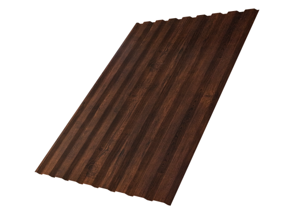 Профнастил С20A 0,4 Print Premium Cherry Wood Dark FTC