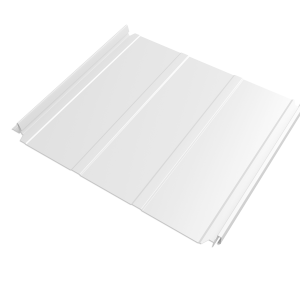 Кликфальц Double Pro Line Grand Line 0,5 Satin с пленкой на замках RAL 9003 сигнальный белый