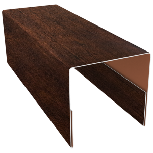 Планка П-образная заборная 20 0,45 Print Premium Cherry Wood Dark FTC (3м)