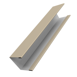 Крышка жалюзи Milan Slim 0,45 PE RAL 1015 светлая слоновая кость (2,5м)