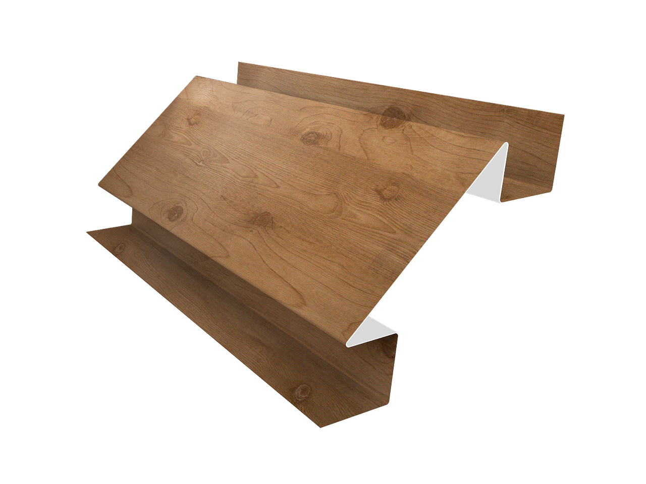 Планка угла внутреннего сложного Экобрус Grand Line 0,45 Print Premium Pine Wood Fresh (3м)