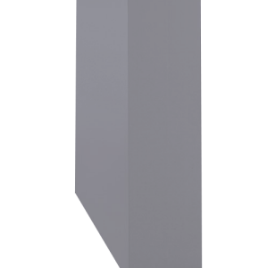Кожух скатный д920/ш720/в1-2400/в2-1700 0,5 Satin с пленкой RAL 7004 сигнальный серый