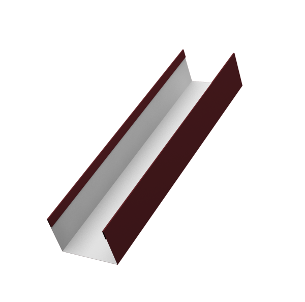 Стойка жалюзи Milan,Tokyo 0,45 Drap RAL 3005 красное вино (2м)