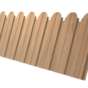 Профнастил C10B фигурный 0,45 Print Elite Honey Wood TwinColor