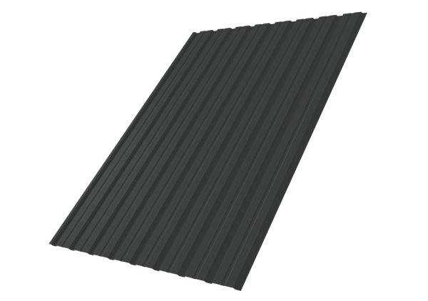 Профнастил С10B 0,5 Satin Matt TX RAL 7016 антрацитово-серый