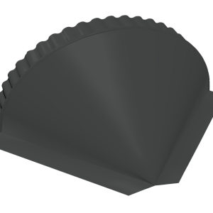 Заглушка малая конусная 0,45 Drap TR RAL 7016 антрацитово-серый