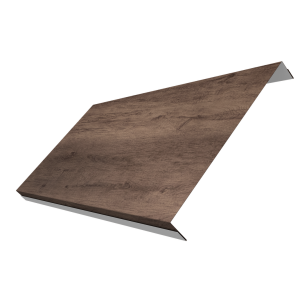 Ламель обратная 200 забора жалюзи Texas 0,45 Print Premium с пленкой Almond Wood Fresh