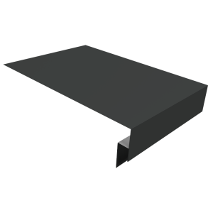 Планка околооконная сложная 250х50х12 (j-фаска) 0,45 Drap TR RAL 7016 антрацитово-серый (2м)