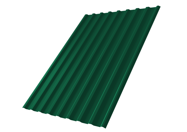 Профнастил С20R 0,4 PE-Double RAL 6005 зеленый мох