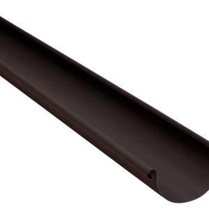 Желоб полукруглый GL PU Matt 125 мм 3 м RAL 9005 черный