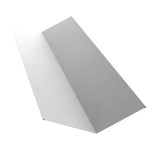 Планка ендовы верхней 145х145 0,45 Drap ST с пленкой RAL 9003 сигнальный белый (2м)