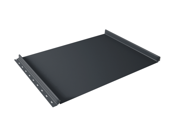 Кликфальц Grand Line 0,5 PurPro с пленкой на замках RAL 7024 мокрый асфальт
