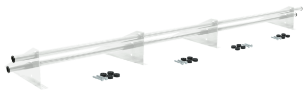 Снегозадержатель трубчатый универсальный Optima плюс RAL 9003 3м