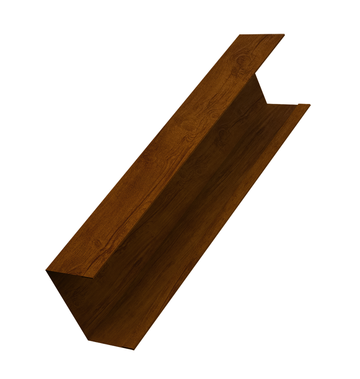 Крышка жалюзи Milan, Tokyo (для калиток, ворот) 0,45 Print-double Premium Golden Wood Intense F (3м)