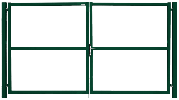 Ворота Colority Zinc Lock 1,5х3,5 RAL 6005