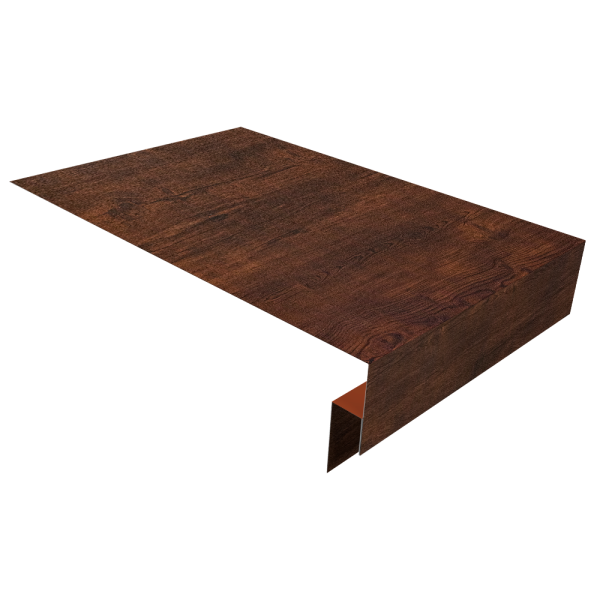 Планка околооконная сложная 300х50х18 (j-фаска) 0,4 Print Premium Cherry Wood Dark FTC (3м)
