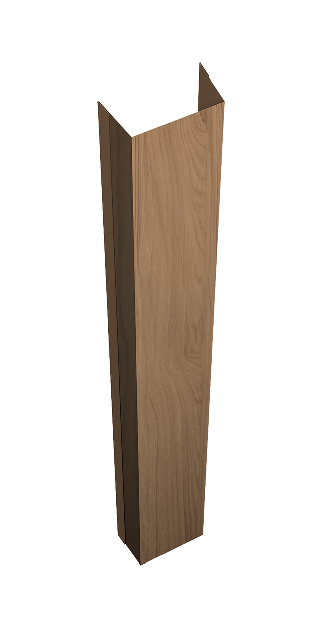 Крепежная планка нижняя Texas 0,45 Print Elite Honey Wood TwinColor (2м)