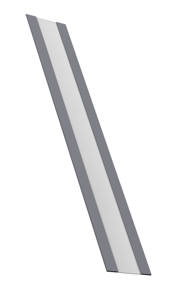 Крепежная планка жалюзи Milan, Milan Slim, Tokyo 0,45 PE RAL 7004 сигнальный серый (2м)