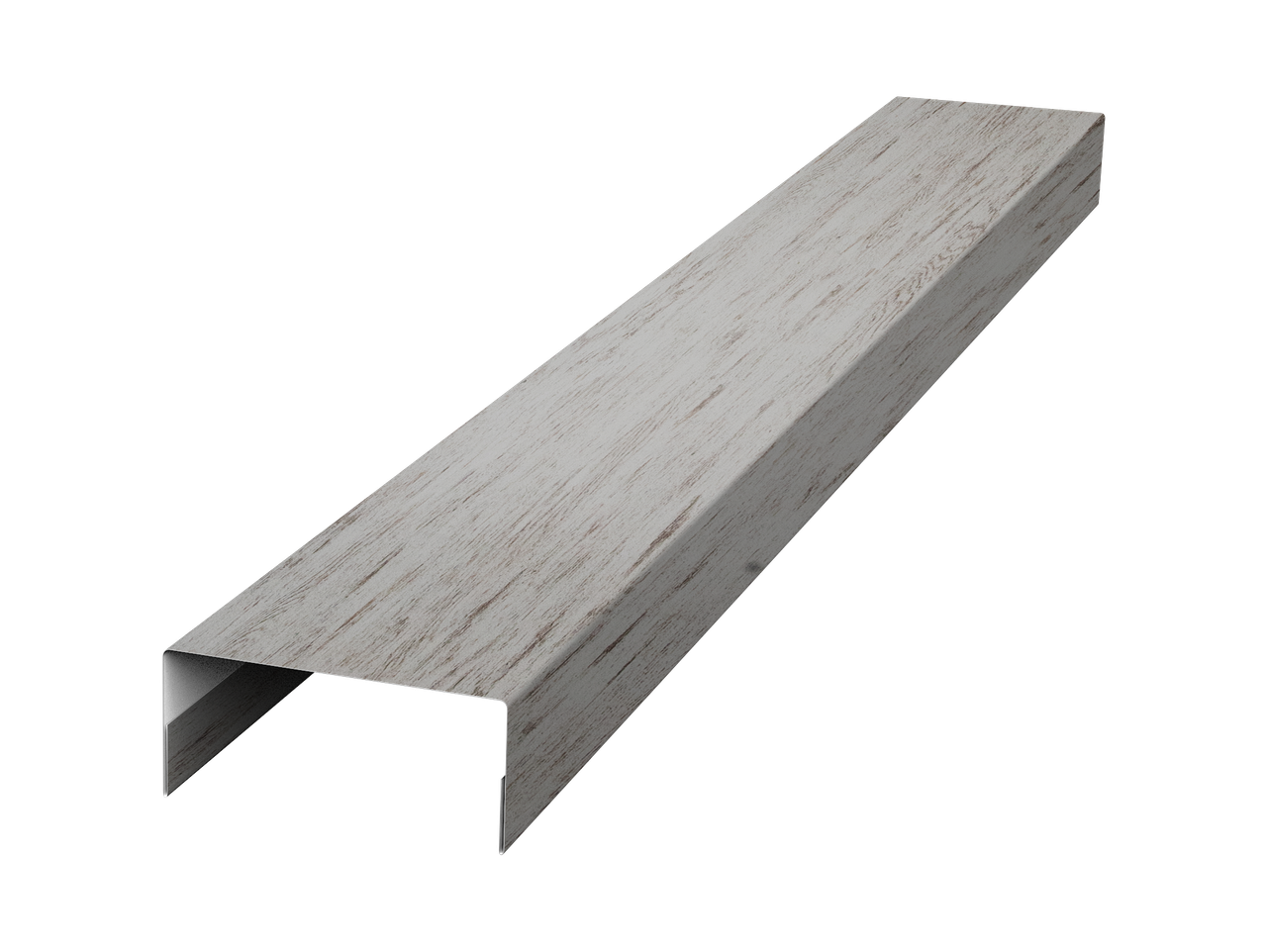 Крышка 30х15 жалюзи Texas 0,45 Print Elite Snow Wood TwinColor (2,5м)