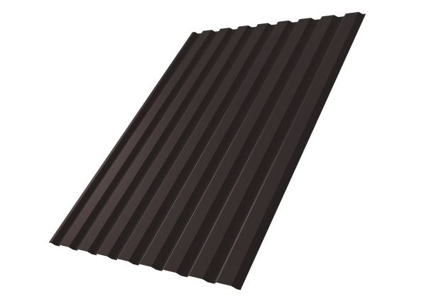 Профнастил С20A 0,4 PE-Matt-Double RAL 9005 черный