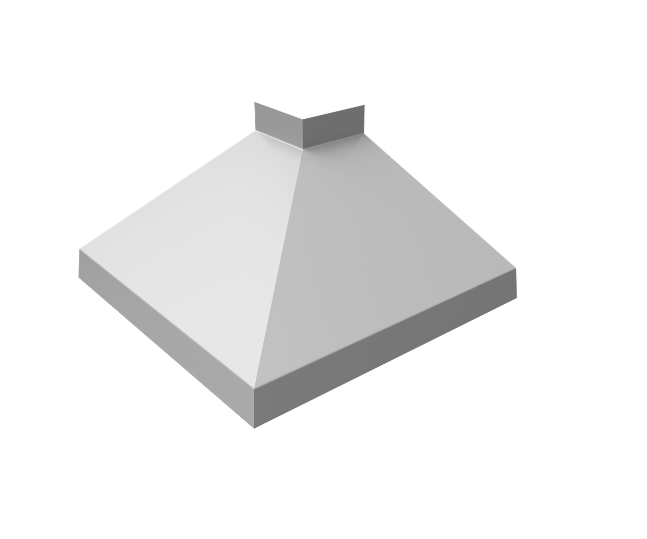 Угол отлива внешний 150 0,5 PE с пленкой RAL 9003 сигнальный белый