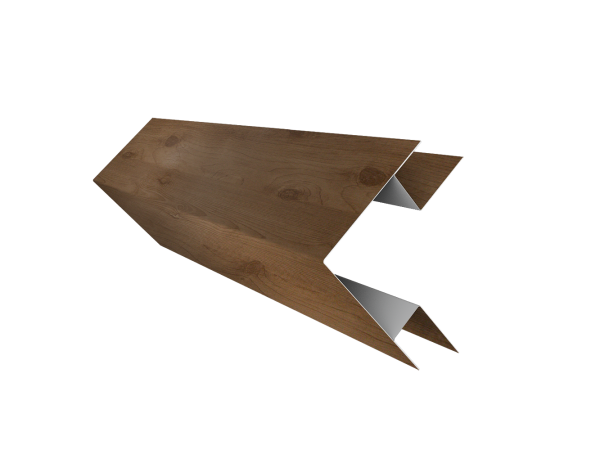 Угол внешний сложный 75х75 0,45 Print Premium Pine Wood Fresh (2м)