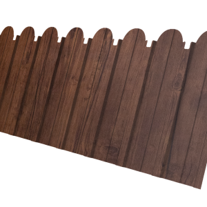 Профнастил C10A фигурный 0,4 Print Premium Cherry Wood Fresh TwinColor