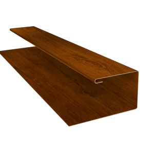 Планка П-образная Блок-Хаус new Grand Line 0,45 Print-Double Premium Golden Wood Intense F (3м)