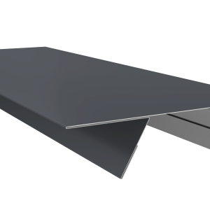Планка стыковочная составная верхняя 0,5 PurPro с пленкой RAL 7024 мокрый асфальт (2м)