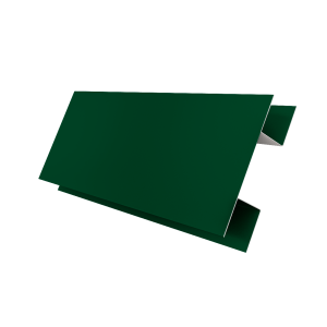 Планка H-образная Экобрус 0,45 Drap TR RAL 6005 зеленый мох (2м)