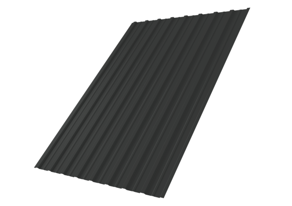Профнастил С10A 0,5 Satin Matt TX RAL 7016 антрацитово-серый