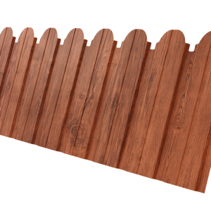 Профнастил C10B фигурный 0,45 Print Premium Rowan Wood Intense FTC