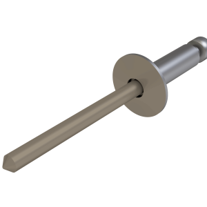 Заклёпка вытяжная Daxmer 3,2х8 (1000шт) сталь/сталь RAL 1035