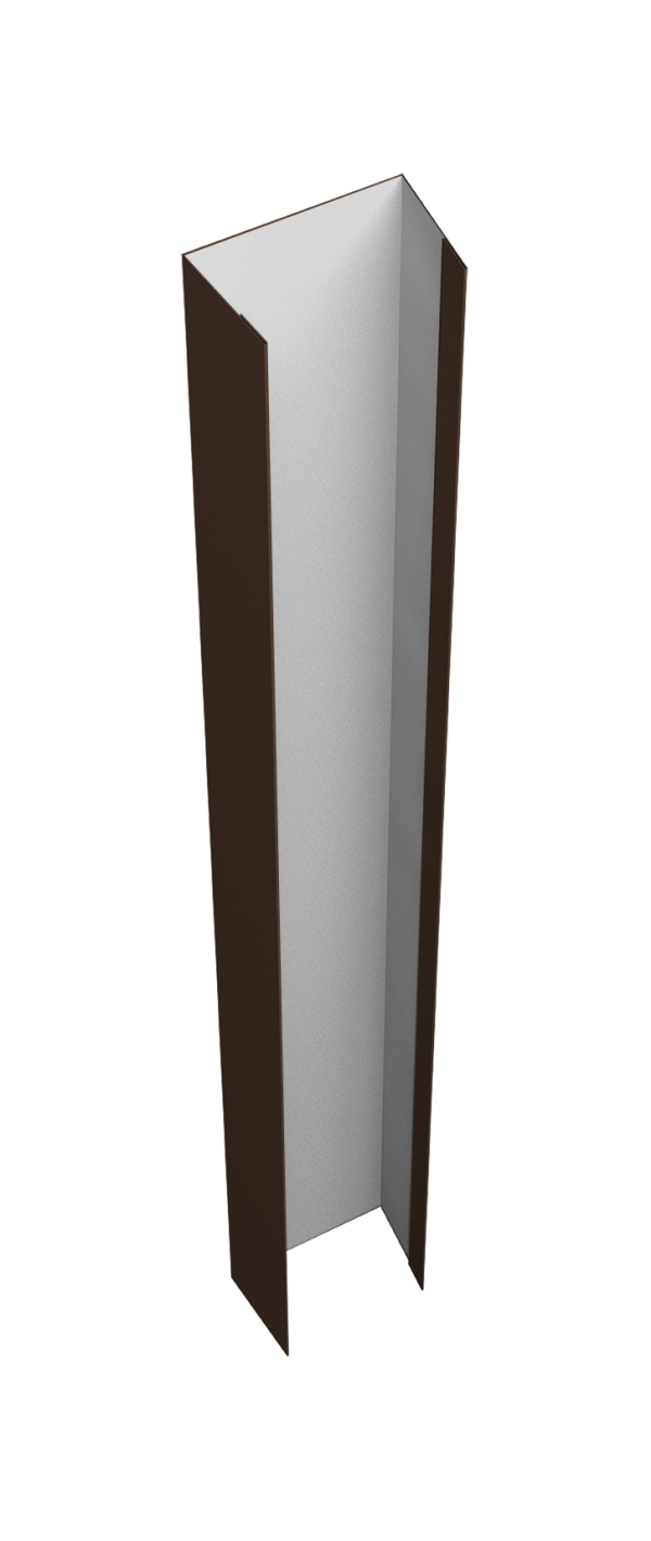 Крепежная планка верхняя Texas 0,5 Satin RAL 8017 шоколад (1,8м)