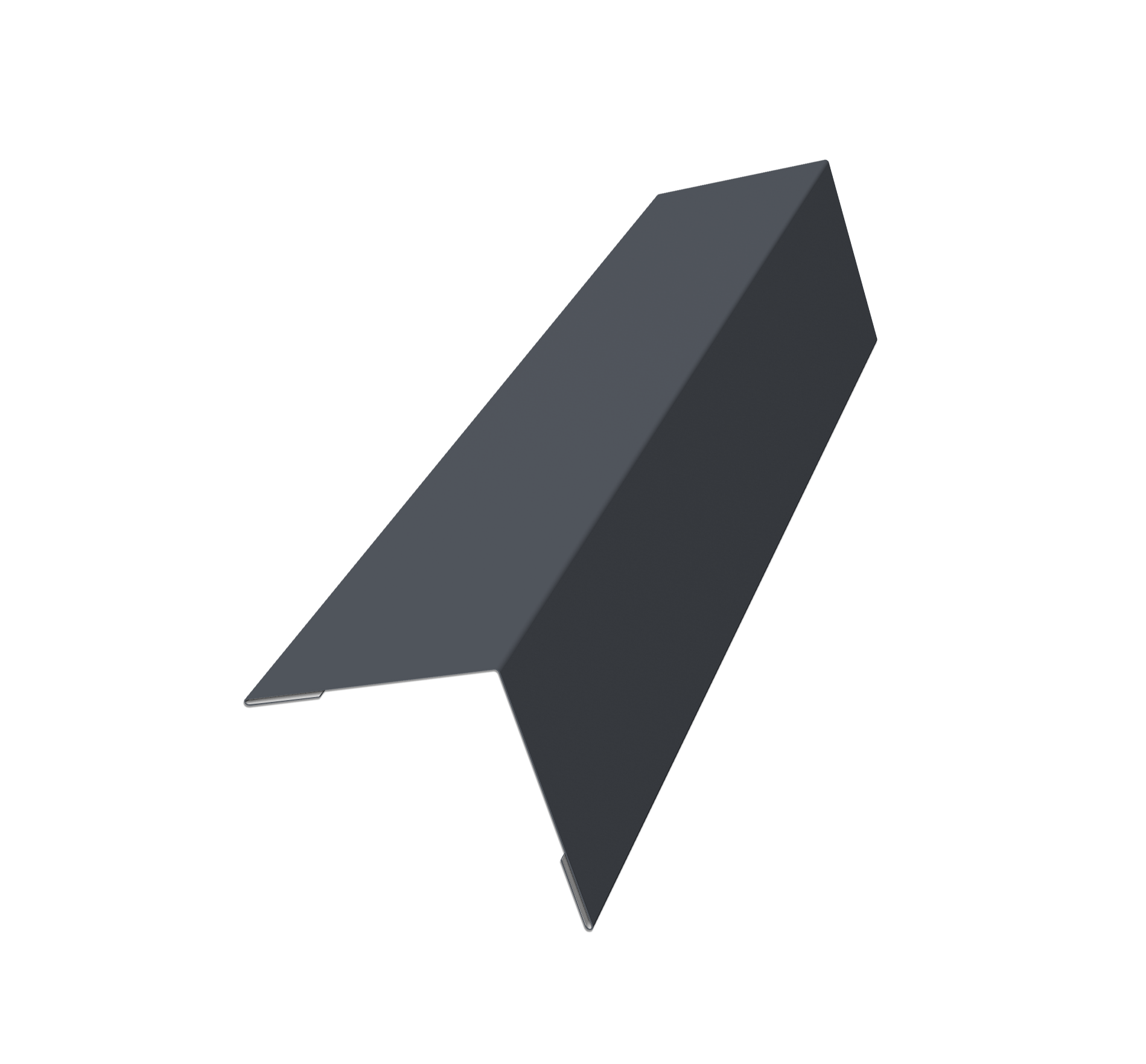 Угол внешний 70х70 0,45 PE с пленкой RAL 7024 мокрый асфальт (3м)