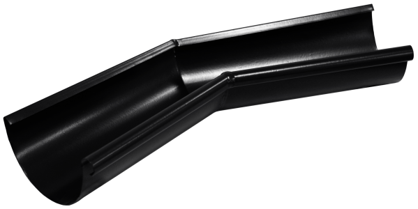 Угол желоба внутренний 135 гр 125 мм Matte PU RAL 9005
