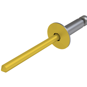 Заклёпка вытяжная Daxmer 4,8х10 (500шт) нерж/нерж RAL 1018