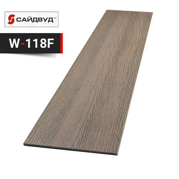 Фиброцементный сайдинг SidWood 200х8мм на целлюлозе W118 F (3м)