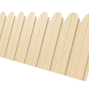 Профнастил C10B фигурный 0,45 Print Elite Milky Wood TwinColor