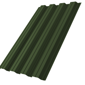 Профнастил НС44R 0,5 Satin Matt TX RAL 6020 хромовая зелень