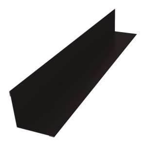 Угол внутренний 70х70 0,45 Drap-double TX RAL 9005 черный (2м)