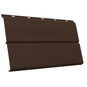 ЭкоБрус new 3D 0,45 Drap с пленкой RAL 8017 шоколад